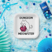 Dungeon Meowster Cat Funny Pappteller (Party)