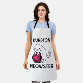 Dungeon Meowster Cat Funny Schürze (Getragen)