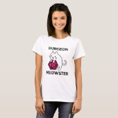 Dungeon Meowster Cat Funny T-Shirt (Vorne ganz)