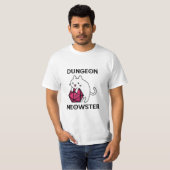 Dungeon Meowster Cat Funny T-Shirt (Vorne ganz)