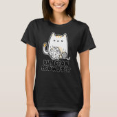 Dungeon Meowster Cute Cat D20 Dice BoardGame Nerd  T-Shirt (Vorderseite)
