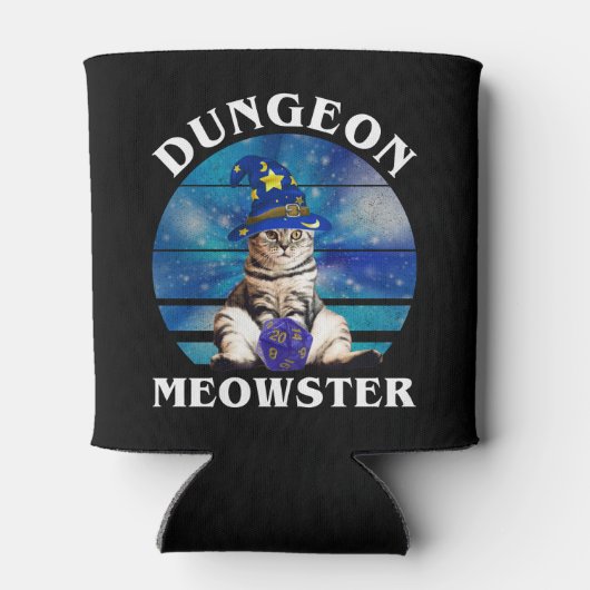 Dungeon Meowster Dosenkühler (Rückseite)