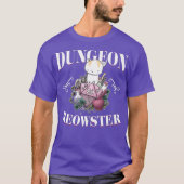Dungeon Meowster Funny DnD Gamer Cat Lover D20 T-Shirt (Vorderseite)