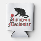 Dungeon Meowster Funny RPG Cat with Dice Dosenkühler (Vorderseite)