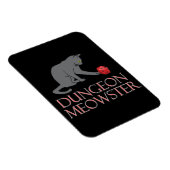 Dungeon Meowster Funny RPG Cat with Dice Magnet (Rechte Seite)