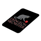 Dungeon Meowster Funny RPG Cat with Dice Magnet (Linke Seite)