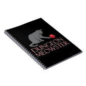 Dungeon Meowster Funny RPG Cat with Dice Notizblock (Rechte Seite)
