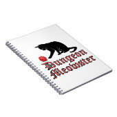 Dungeon Meowster Funny RPG Cat with Dice Notizblock (Rechte Seite)