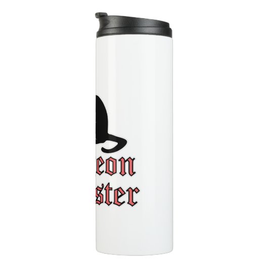 Dungeon Meowster Funny RPG Cat with Dice Thermosbecher (Nach rechts gedreht)