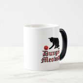 Dungeon Meowster Funny RPG Cat with Dice Verwandlungstasse (VorderseiteRechts)