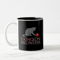 Dungeon Meowster Funny RPG Cat with Dice