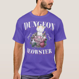 Dungeon Meowster Lustiger DnD-Spieler Katzenliebha T-Shirt
