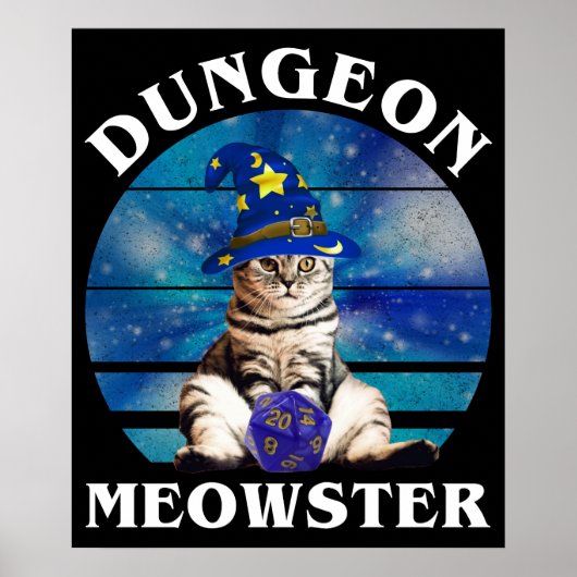 Dungeon Meowster Poster (Vorne)