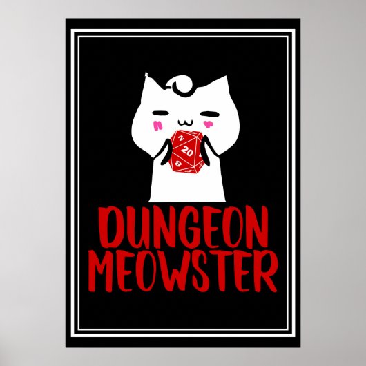 Dungeon Meowster Poster (Vorne)