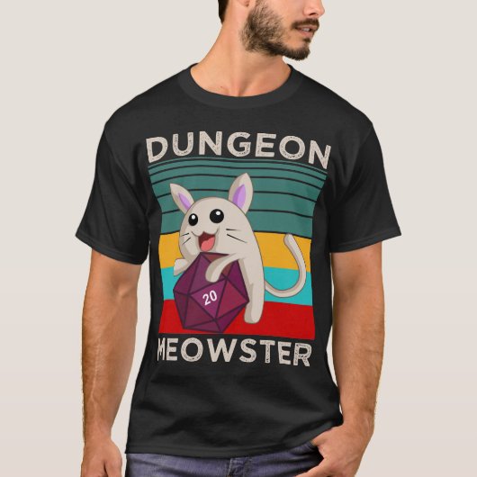 Dungeon Meowster T-Shirt (Vorderseite)