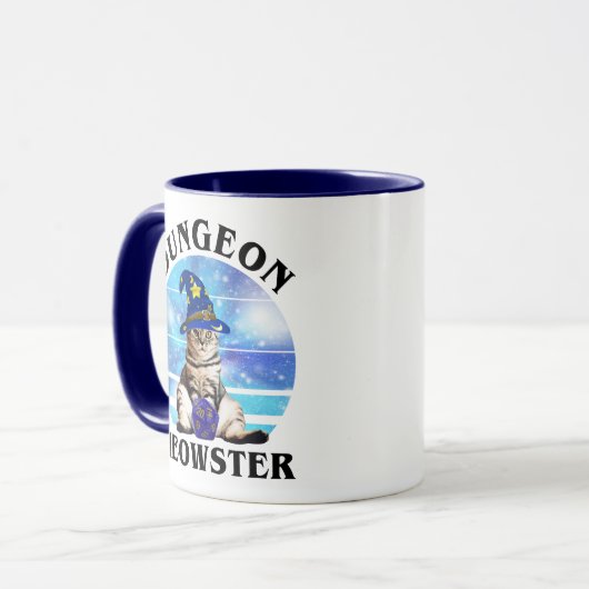Dungeon Meowster Tasse (Vorderseite Links)