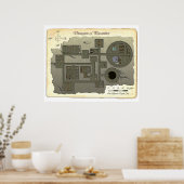 Dungeon Parambor Battle Map Poster (Küche)