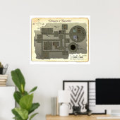 Dungeon Parambor Battle Map Poster (Heimbüro)