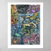 Dungeon Rift Dungeon Painting Poster (Vorne)