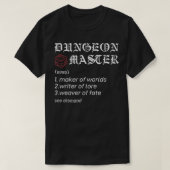 Dungeon RPG Master Dice Rolling Boss Dragon birthd T-Shirt (Design vorne)