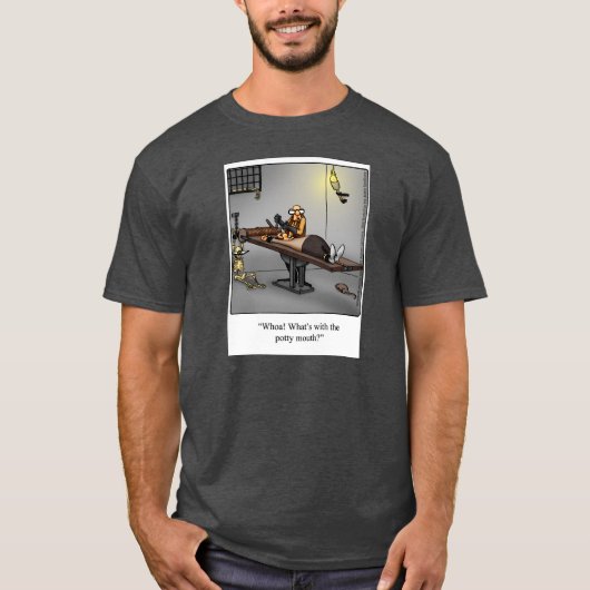 Dungeon Spaß "Potty Mouth" Teemaschine T-Shirt (Vorderseite)