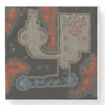 Dungeon Tile Untersetzer: Kultist-Untergrund