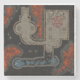 Dungeon Tile Untersetzer: Kultist-Untergrund Steinuntersetzer