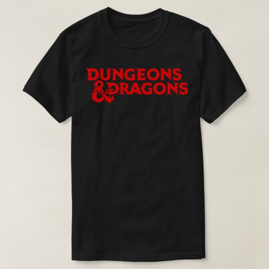Dungeons & Amp; Dragons-Logo Classic T - Shirt (Design vorne)