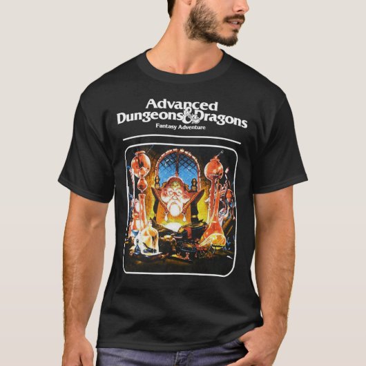 Dungeons &amp; Dragons Wizard artwork Classic T-Sh T-Shirt (Vorderseite)