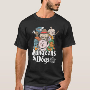 Dungeons And Dogs Rpg Fantasy Gamer Retro Würfel V T-Shirt
