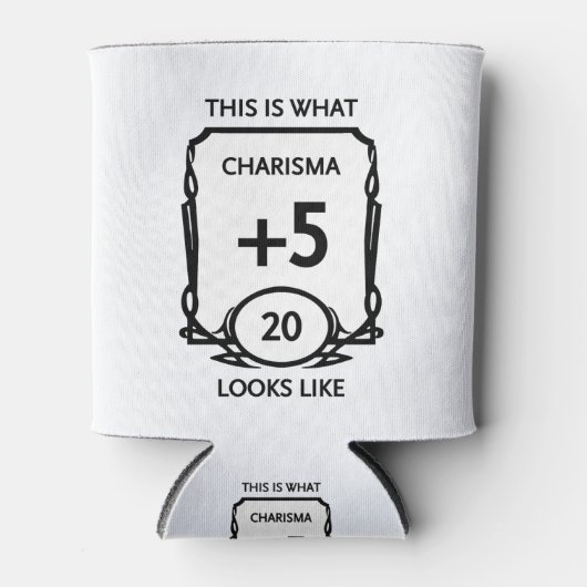 Dungeons and Dragons Charisma Can Cooler Dosenkühler (Vorderseite)