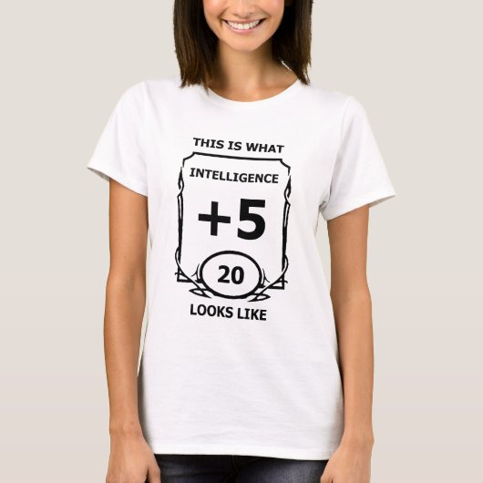Dungeons and Dragons Intelligence T Shirt (Vorderseite)