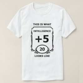 Dungeons and Dragons Intelligence T Shirt