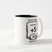 Dungeons and Dragons Wisdom Two-Tone Coffee Mug Zweifarbige Tasse (VorderseiteRechts)