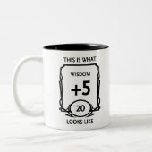 Dungeons and Dragons Wisdom Two-Tone Coffee Mug Zweifarbige Tasse (Links)