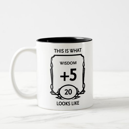 Dungeons and Dragons Wisdom Two-Tone Coffee Mug Zweifarbige Tasse (Links)