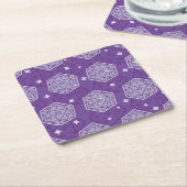 Dungeons & Dragons D20 Muster Rechteckiger Pappuntersetzer (angewinkelt)