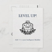 Dungeons & Dragons: Füge +1 zu deinem Weisheitsmod Postkarte (Vorne/Hinten)