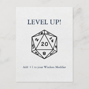 Dungeons & Dragons Geburtstag Postkarte