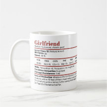 Dungeons & Dragons Girlfriend Stat Tasse