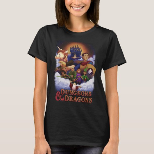Dungeons & Dragons Group Shot Epic Poster T-Shirt (Vorderseite)
