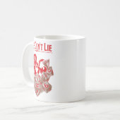 Dungeons & Dragons Rote Würfel lügen nicht  Kaffeetasse (Vorderseite Links)