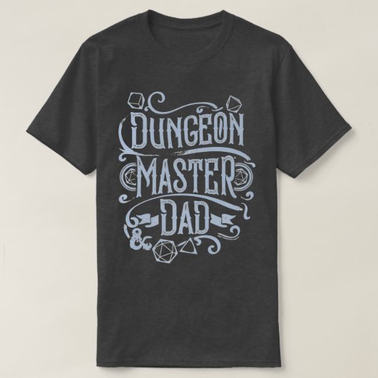 Dungeons Dragons Vathers Day Dungeon Master Vater T-Shirt (Design vorne)