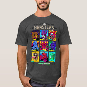 Dungeons Dragons-Zauberer der Monsterselle an der T-Shirt