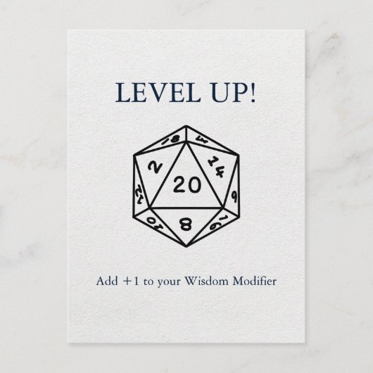 Dungeons & Dragons zum Geburtstag Postkarte (Vorderseite)