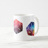 Dungeons und Drachen, D20 Kaffeetasse (VorderseiteRechts)