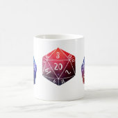 Dungeons und Drachen, D20 Kaffeetasse (Mittel)