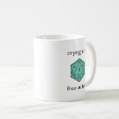 Dungeons und Drachenwürfeldungeon-Meister D&D-Nerd Kaffeetasse (VorderseiteRechts)