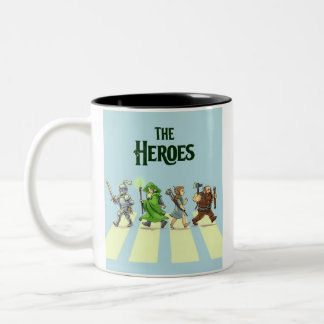 Dungeons und Dragons Abby Road Zweifarbige Tasse