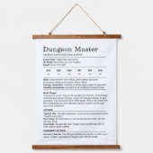 Dungeons und Dragons Archetyp-Trio Wandteppich Mit Holzrahmen (Vorderseite)